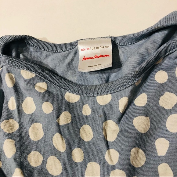 Hanna Andersson 80 (18-24m) pocket dress polka dots - Picture 4 of 7
